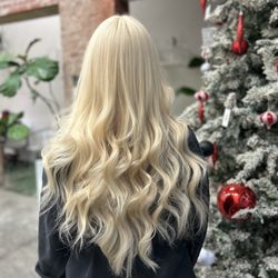 Walk In OKC Hair & Nail Salon - Platinum blonde