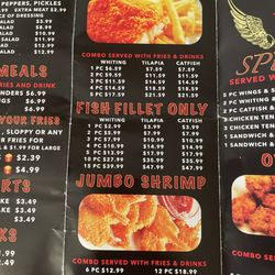 Yummy Wings - Menu