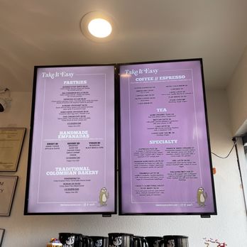 Take It Easy Roasters - Menu - Bakeries Near Me - Las Vegas, Nevada Take It Easy Roasters - Menu - Bakeries Near Me - Las Vegas, Nevada