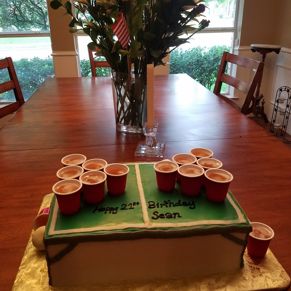 Millstone Bakery - Beer pong custom cake - Bakeries Near Me - Plano, Texas