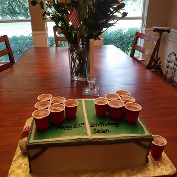 Millstone Bakery - Beer pong custom cake - Bakeries Near Me - Plano, Texas Millstone Bakery - Beer pong custom cake - Bakeries Near Me - Plano, Texas