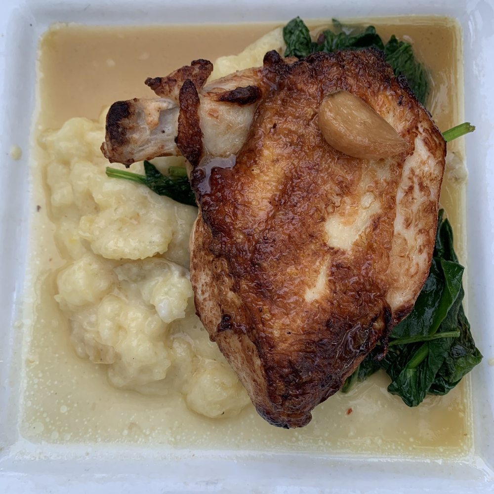 Rustica - Pan-Roasted Otto's Chicken Breast - Modern European Near Me - Kalamazoo, Michigan Rustica - Pan-Roasted Otto's Chicken Breast - Modern European Near Me - Kalamazoo, Michigan
