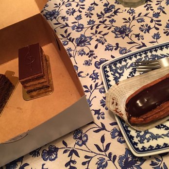 Sook Pastry - (From left to right) The Oak, The Lincoln, and Chocolate Eclair - Bakeries Near Me - Ridgewood, New Jersey