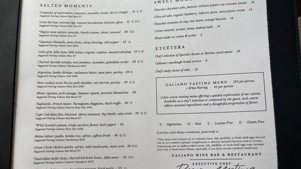 Menu photo 1 Galiano Saint James, NY Menu photo 1 Galiano Saint James, NY