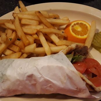 Saba's Mediterranean Kitchen - Gyro with regular fries - Middle Eastern Near Me - Phoenix, Arizona