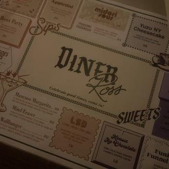 Discoshow - Menu Placemat - Performing Arts Near Me - Las Vegas, Nevada