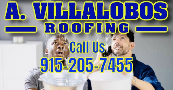 A Villalobos Roofing Logo