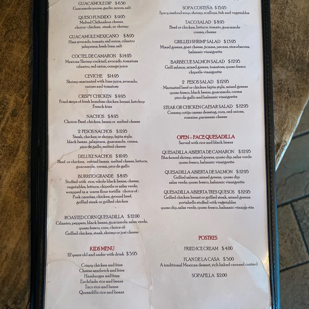 2 Pesos Cantina - Menu - Mexican Near Me - Pelham, Alabama 2 Pesos Cantina - Menu - Mexican Near Me - Pelham, Alabama