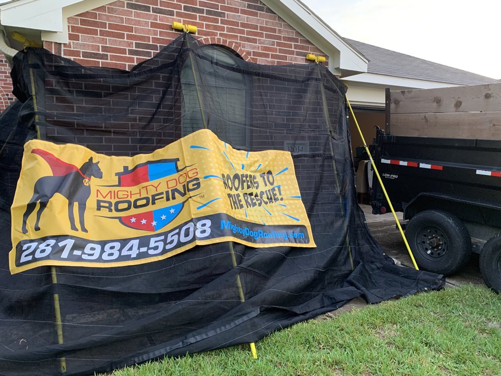 Slide of Mighty Dog Roofing of The Woodlands Area