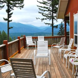 Anderson Lodge - The porch that wraps around the main building
