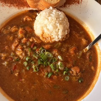 Mayfel's - crawfish étouffée - Southern Near Me - Asheville, North Carolina