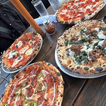 In Riva - Burrata, Spicy Ham, Pepperoni and Margherita - Italian Near Me - Philadelphia, Pennsylvania