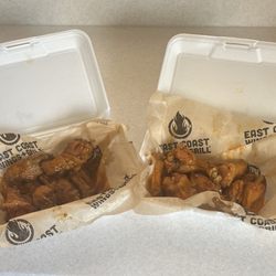 East Coast Wings + Grill - Bang Bang and Jamaican Jerk wings