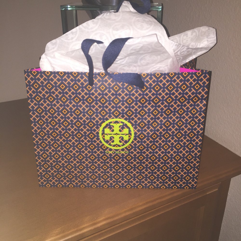 Tory Burch Outlet - For an outlet store, the bag with the TB logo tissue paper is a nice touch. - Women's Clothing Near Me - Livermore, California Tory Burch Outlet - For an outlet store, the bag with the TB logo tissue paper is a nice touch. - Women's Clothing Near Me - Livermore, California