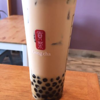 Gong Cha - Brown sugar milk tea with pearl - Coffee & Tea Near Me - Frisco, Texas Gong Cha - Brown sugar milk tea with pearl - Coffee & Tea Near Me - Frisco, Texas