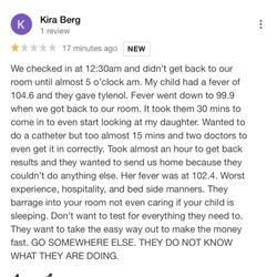 Texas Children's Pediatrics Katy - Mothers complaint