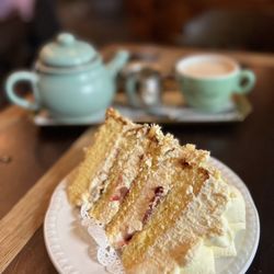 The Grounds of The City - Strawberry chiffon cake Great to stop and enjoy for afternoon tea