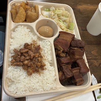 O2 Valley - Pork belly and minced pork over rice - Taiwanese Near Me - San Mateo, California