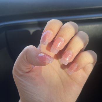 Jenny Nails & Spa - Glitter no Gel nails - Nail Salons Near Me - Chino Hills, California