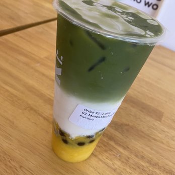 Krak Boba - 03. Mango Matcha Latte - Coffee & Tea Near Me - Riverside, California Krak Boba - 03. Mango Matcha Latte - Coffee & Tea Near Me - Riverside, California