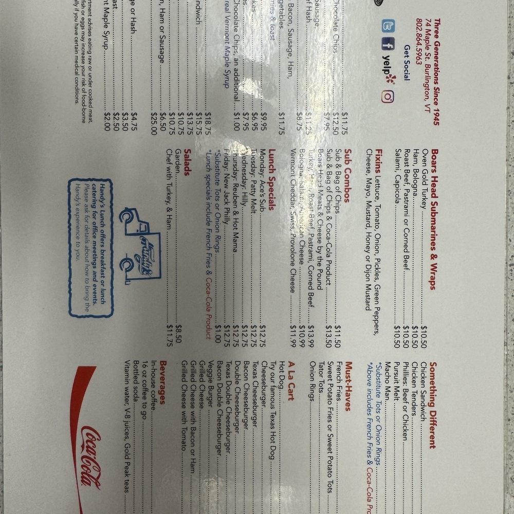 Menu Menu