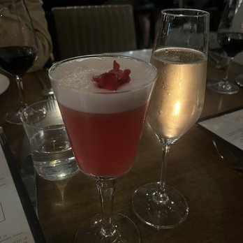 OLIVIA - The Mirtillo cocktail and prosecco - Italian Near Me - Tampa, Florida OLIVIA - The Mirtillo cocktail and prosecco - Italian Near Me - Tampa, Florida