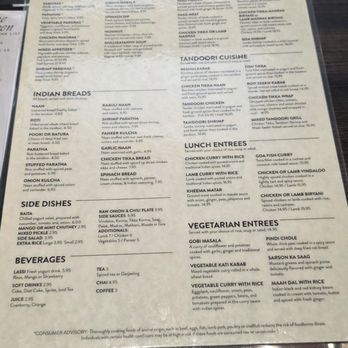 The Oven - Menu - Indian Near Me - Lincoln, Nebraska