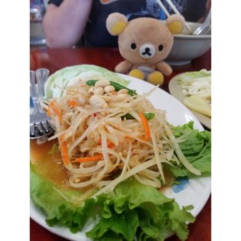 Ras Noodle - Papaya Salad (som tam) - Thai Near Me - Los Angeles, California