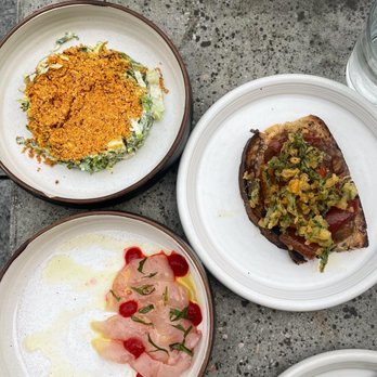 TSK Thames Street Kitchen - Caesar Salad, Tuna Crudo, Tomato Toast - New American Near Me - Newport, Rhode Island TSK Thames Street Kitchen - Caesar Salad, Tuna Crudo, Tomato Toast - New American Near Me - Newport, Rhode Island