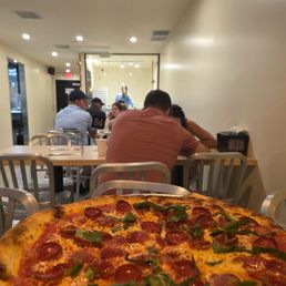 You can look at my delicious pepperoni pizza, or you can gaze into the distance where the magic happens!