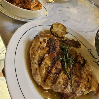 Original Joe's - wood brick fired chicken with ravioli and meat sauce - Italian Near Me - Walnut Creek, California