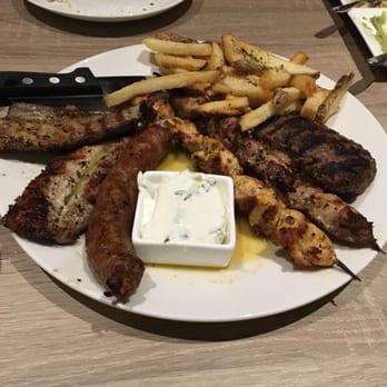 Plateia Mediterranean Kitchen Bar - Mixed grill $25. Because I just can't decide - Bars Near Me - Glenview, Illinois Plateia Mediterranean Kitchen Bar - Mixed grill $25. Because I just can't decide - Bars Near Me - Glenview, Illinois