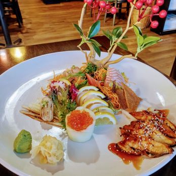 Ocean Sushi - Eel, octopus, crabmeat, scallop, yellowtail and flying fish roe. - Japanese Near Me - Winona, Minnesota Ocean Sushi - Eel, octopus, crabmeat, scallop, yellowtail and flying fish roe. - Japanese Near Me - Winona, Minnesota