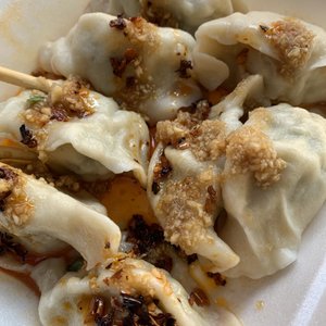 Photo of Qing Dao Bread Food 青島饅頭 - Monterey Park, CA, United States. Good size dumpling. Pork and chive dumpling.