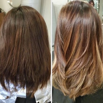 Flipp Salon & Apothecary - Before and after by Mariska. Amazing job! - Hair Salons Near Me - Providence, Rhode Island