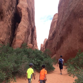 Arches National Park - Walk to sand dune arch - Parks Near Me