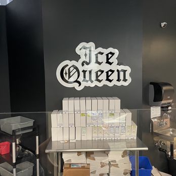 Ice Queen PDX - the ice queen logo on the wall - Ice Cream & Frozen Yogurt Near Me - Portland, Oregon Ice Queen PDX - the ice queen logo on the wall - Ice Cream & Frozen Yogurt Near Me - Portland, Oregon