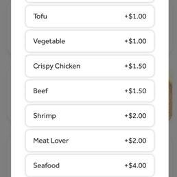 The vegetables shouldn't be an up charge since it describes it with vegetables