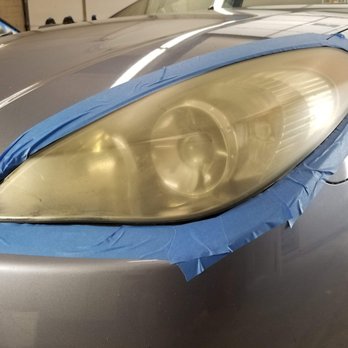Rain Drops Mobile Detailing - Headlights before - Auto Detailing Near Me - East Bangor, Pennsylvania Rain Drops Mobile Detailing - Headlights before - Auto Detailing Near Me - East Bangor, Pennsylvania