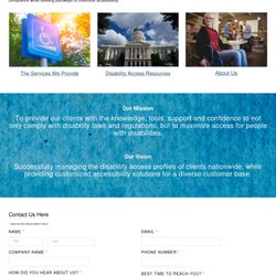 EnlightWorks - Recent Client: LM Disability: https://www.lmdisability.com/