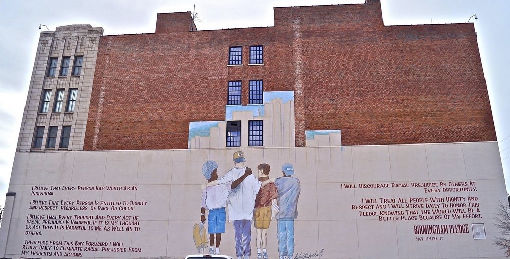 THE BIRMINGHAM PLEDGE MURAL - 1710 1st Ave N, Birmingham, Alabama ...