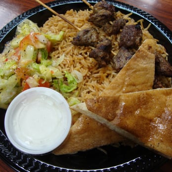 Gyros & Kabobs - Our order of Shish Kabobs, Gyros & Kabobs, November 21st 2014 - Mediterranean Near Me - Denver, Colorado