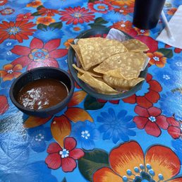 You have to start with chips and salsa. You have to start with chips and salsa.