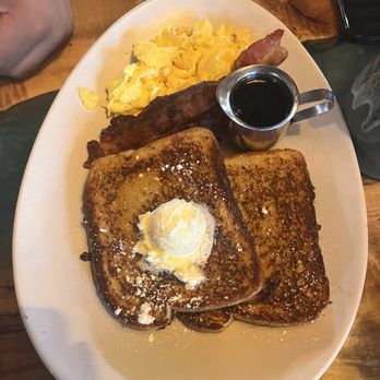 Drift - French toast with bacon and scrambled eggs - Breakfast & Brunch Near Me - Myrtle Beach, South Carolina