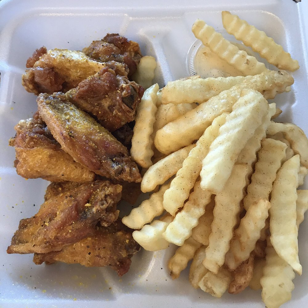 BQ Wings - Lemon pepper wings & fries - Chicken Wings Near Me - Duluth, Georgia