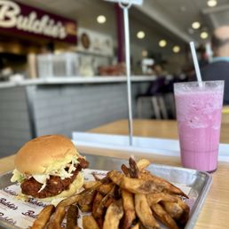 July 20, 2024 - Nashville chicken sandwich + Home Cut Fries + Sorbet Float