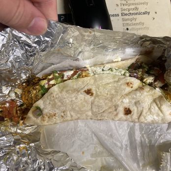 Dos Hermanos - Chorizo egg and potatoes breakfast burrito - Mexican Near Me - Fort Worth, Texas