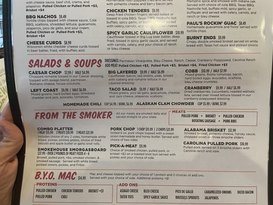 Menu photo 2 Sahm's Smokehouse Pendleton, IN