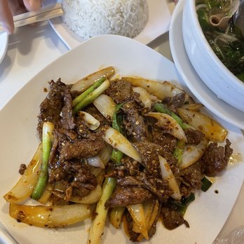 Pho Viet Augusta - Lemongrass beef - so good with rice - Vietnamese Near Me - Augusta, Georgia