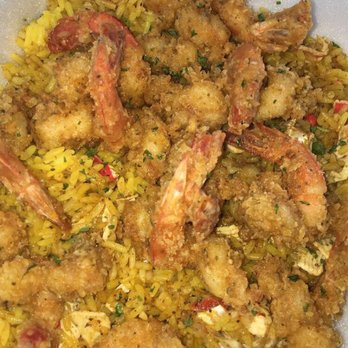 Crabman 305 Miami - Fried Shrimp & Crab Rice  I could eat this every day. - Seafood Near Me - Opa-locka, Florida
